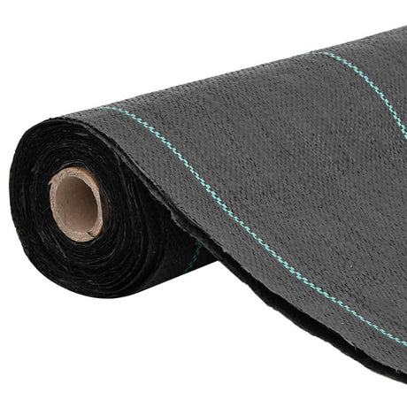 Vidaxl onkruidmembraan zwart 1,5x50 m pp