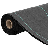 Vidaxl onkruidmembraan zwart 1,5x100 m pp