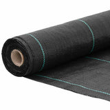 Vidaxl onkruidmembraan zwart 1,5x100 m pp
