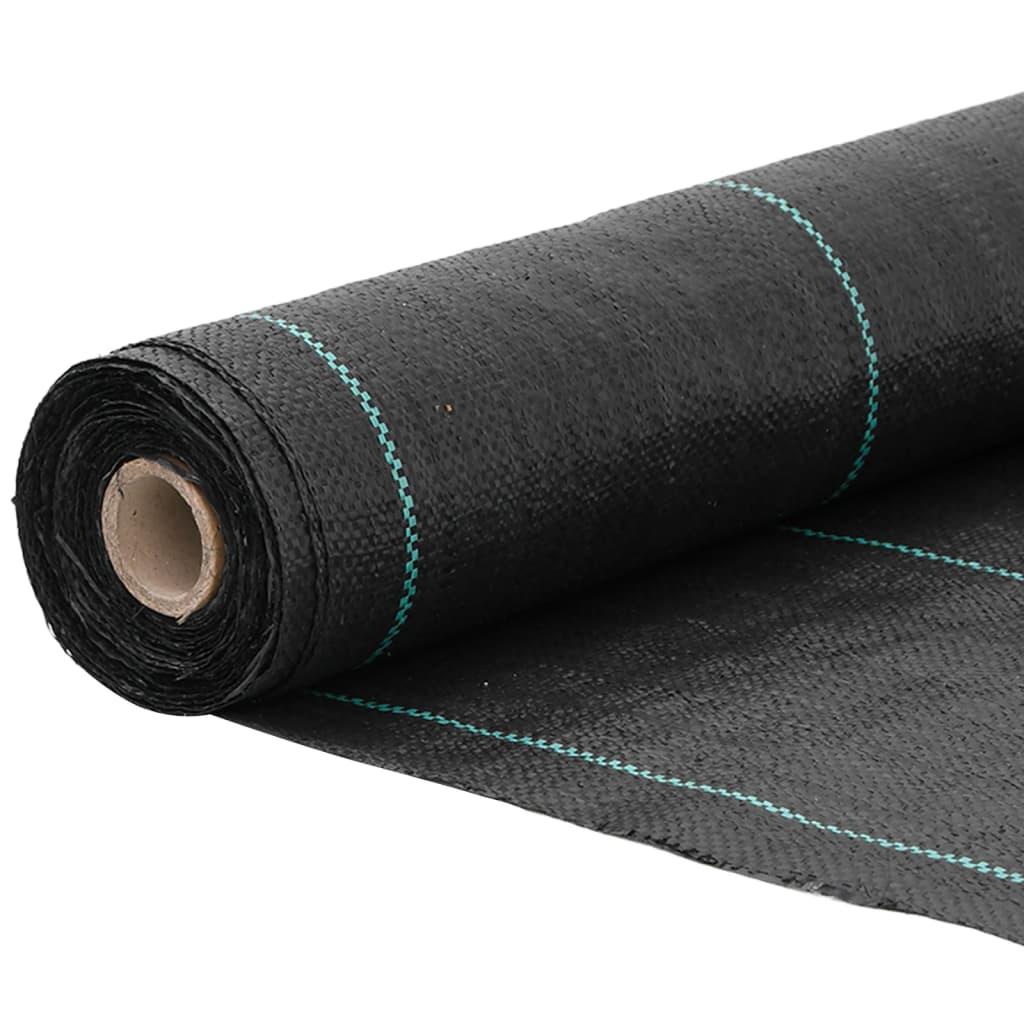 Vidaxl Carrot cloth 1.5x100 m Polypropene black