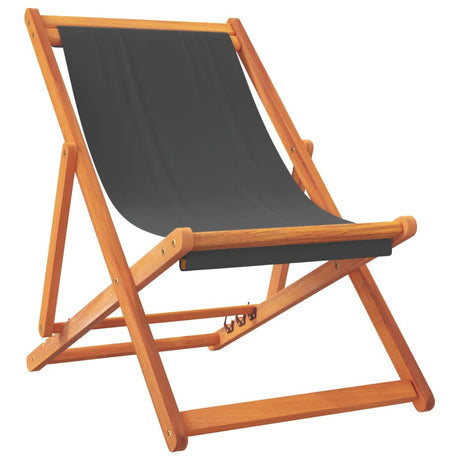 Vidaxl opklapbare stoelen, 2 stuks, grijze stof