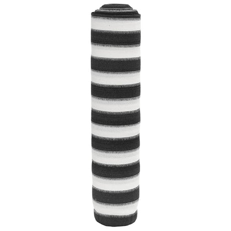 Vidaxl privacynet 195 g m² 1,8x50 m hdpe antracietkleurig en wit