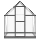 Vidaxl tuinkas met basisframe 169x114x202 cm aluminium antracietkleur