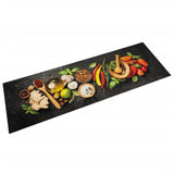 Vidaxl Kitchen Mat wäschen Hirb Print 60x180 cm Velvett