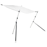 Vidaxl schaduwdoekset t-top 174x205x(115-194) cm wit