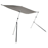 Vidaxl schaduwdoekset t-top 174x205x(115-194) cm antracietkleurig