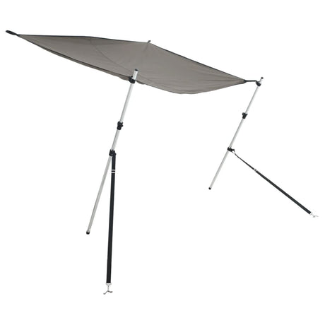 Vidaxl schaduwdoekset t-top 174x205x(115-194) cm antracietkleurig