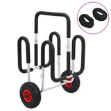 Vidaxl sup trolley voor surfplank 45 kg aluminium