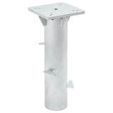 Vidaxl parasolvoet voor in de grond 16x16x39,5 cm staal zilverkleurig