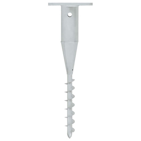 Vidaxl parasolvoet voor in de grond met stang 16x16x52 cm staal