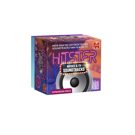 Jumbo hitster movies tv soundtracks – muziekspel uitbreiding – filmmuziek tv-soundtracks – partyspel – actiespel