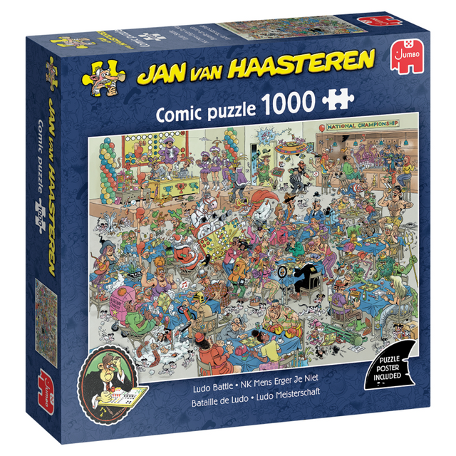 Jumbo puzzel 1000 st. jvh nk mens erger je niet