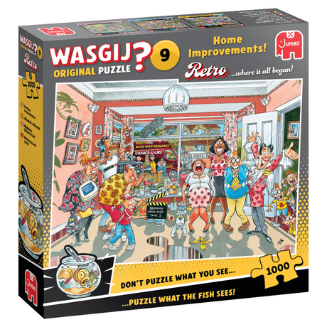 Jumbo wasgij retro original 9 legpuzzel - klein verbouwinkje, 1000st.