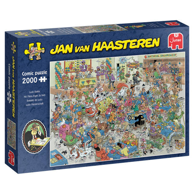 Jumbo puzzel 2000 st. jvh nk mens erger je niet