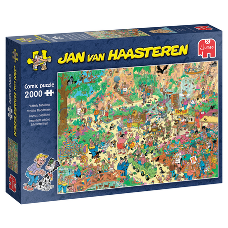 Jumbo puzzel 2000 st. jvh vrolijke fladderaars