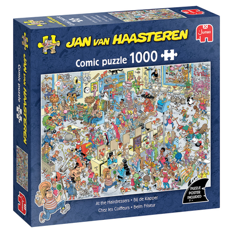 Jumbo puzzel 1000 st. jvh bij de kapper