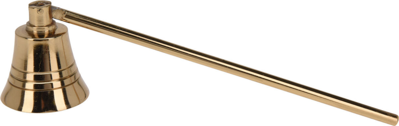 Kaarsendover aluminium goud 23cm 4 assorti