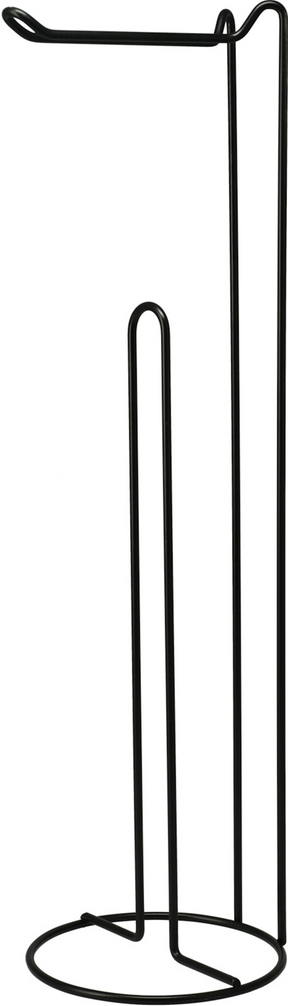 Toiletrolhouder standaard 54cm - zwart