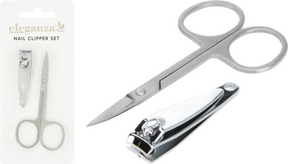 Eleganza eleganze nagelknipper rvs set 2-delig