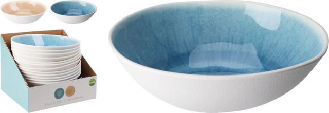 Melamine servies beach - schaal 180x65mm assorti