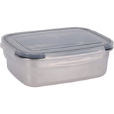 Excellent houseware voorraaddoos 750 ml rvs grijs