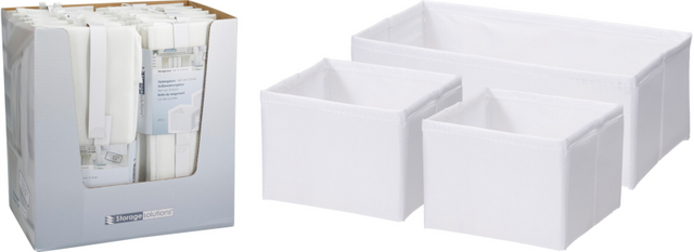 Organiser set 3 manden - wit