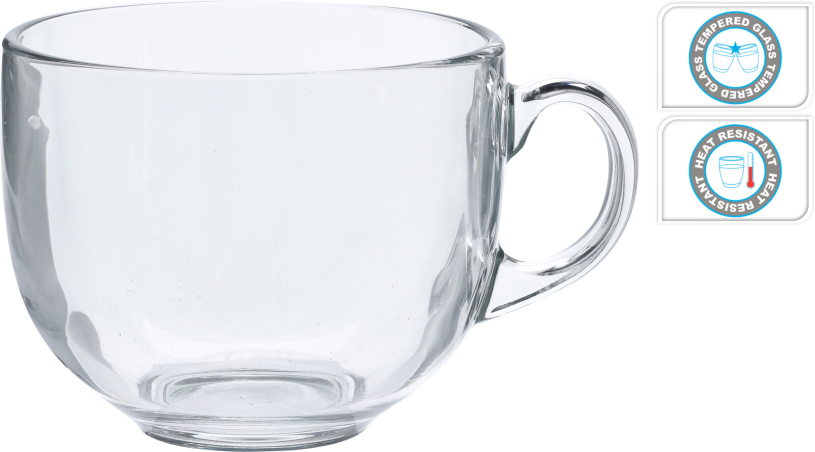 Theeglas koffie 460ml