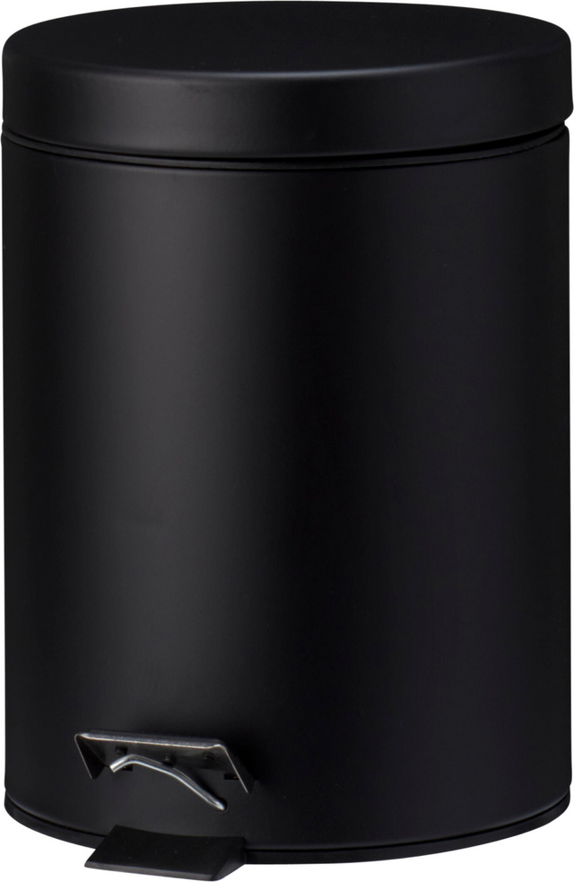 Pedaalemmer 5l 20x28cm - zwart