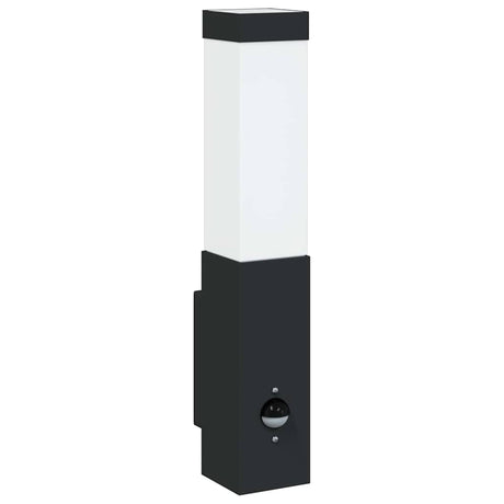 Vidaxl buiten wandlamp zwart 10.5 x 6 x 33 cm