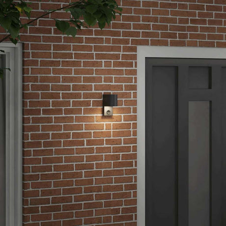 Vidaxl buiten wandlamp zwart 12 x 7 x 15 cm roestvrij staal