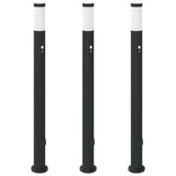 Vidaxl bolderverlichting met sensor en stopcontact 3 stuks 110 cm