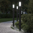 Vidaxl bolderverlichting met sensor en stopcontact 3 stuks 110 cm