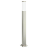 Vidaxl bolderverlichting 80 cm rvs ip44