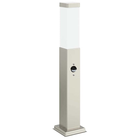 Vidaxl bolderverlichting met sensor 50 cm rvs ip44