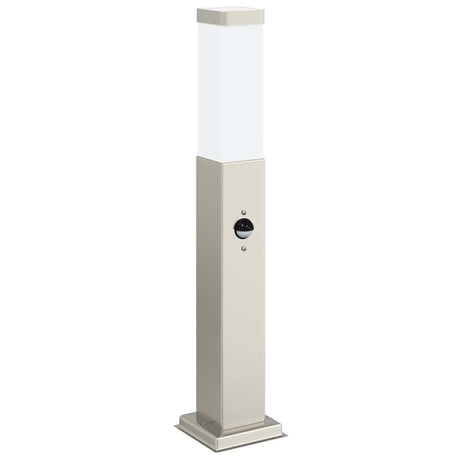 Vidaxl bolderverlichting met sensor 50 cm rvs ip44