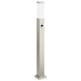 Vidaxl bolderverlichting met sensor 80 cm rvs ip44