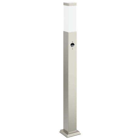 Vidaxl bolderverlichting met sensor 80 cm rvs ip44