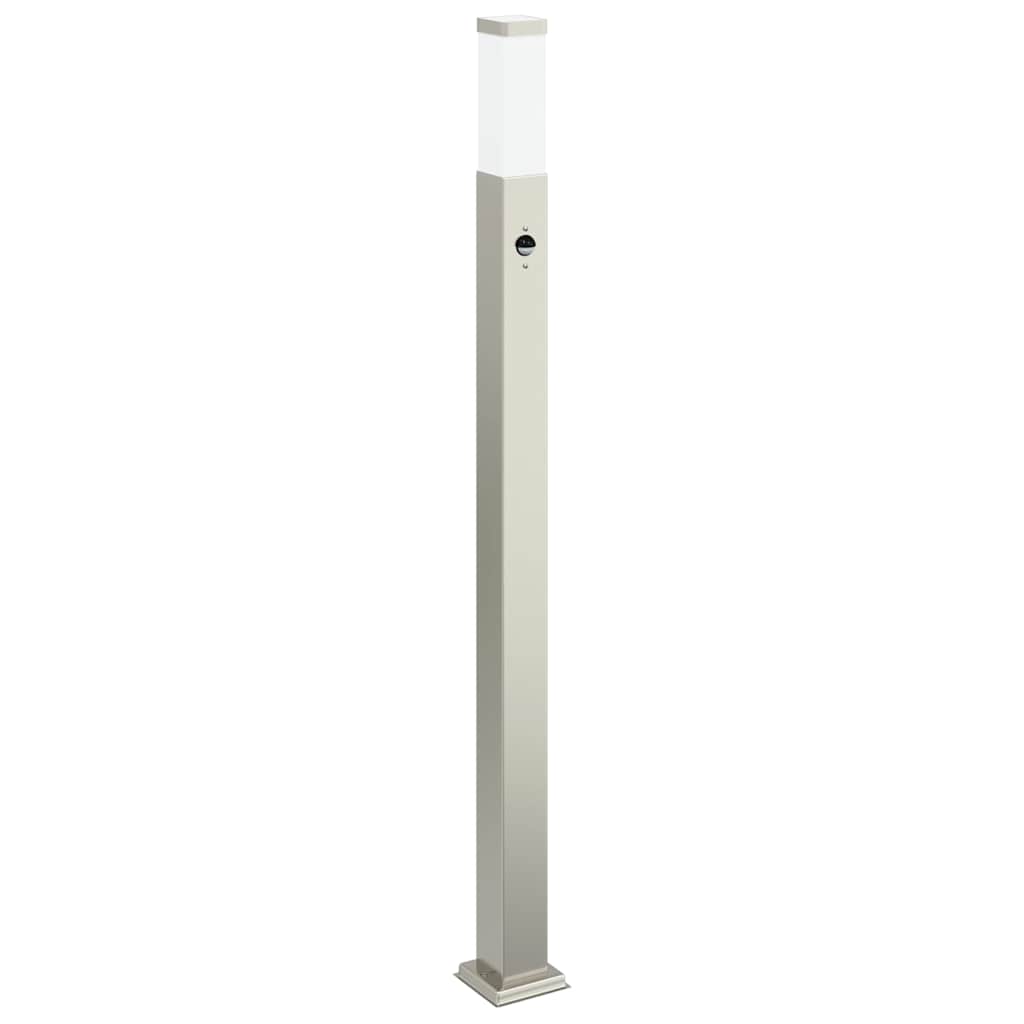 Vidaxl bolderverlichting met sensor 110 cm roestvrij staal ip44