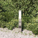 Vidaxl bolderverlichting met sensor en stopcontact 50 cm roestvrij staal ip44