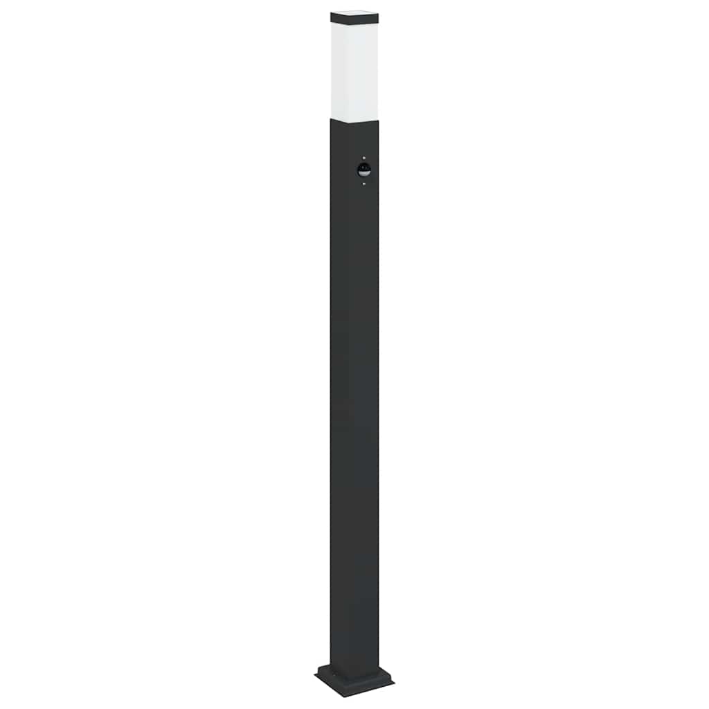 Vidaxl bolderverlichting met sensor 110 cm zwart ip44