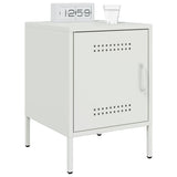 Vidaxl nachtkastjes 2 st 36x39x50,5 cm staal wit