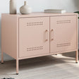 Vidaxl tv-meubel 68x39x50,5 cm staal roze