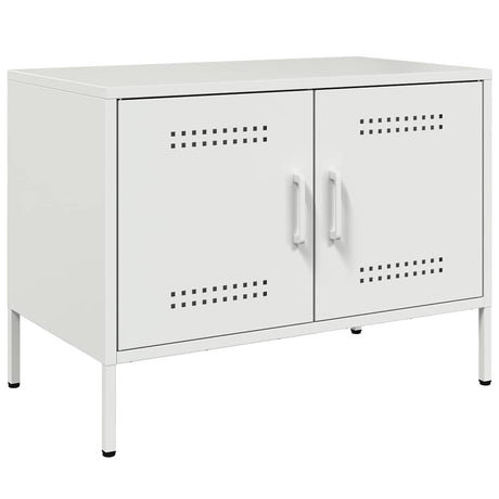 Vidaxl tv-meubel 68x39x50,5 cm staal wit
