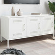 Vidaxl tv-meubel 100,5x39x50,5 cm staal wit