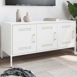 Vidaxl tv-meubel 100,5x39x50,5 cm staal wit