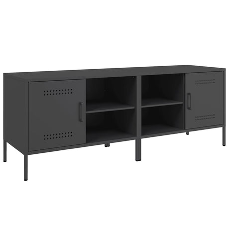 Vidaxl tv-meubelen 2 st 68x39x50,5 cm staal zwart