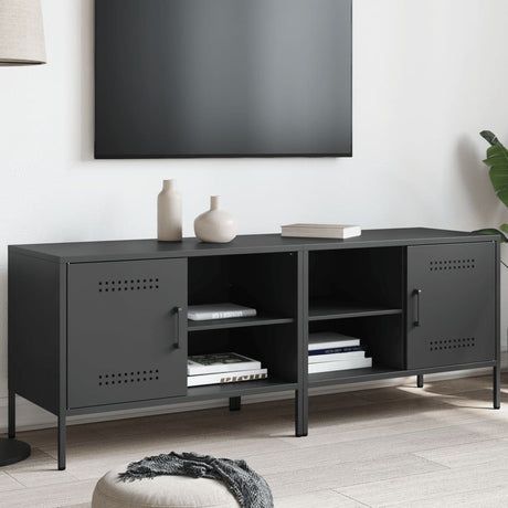Vidaxl tv-meubelen 2 st 68x39x50,5 cm staal zwart