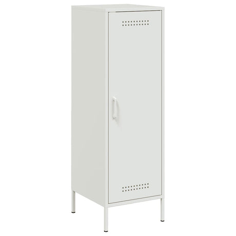Vidaxl hoge kast 36x39x113 cm staal wit