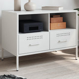 Vidaxl tv-meubel 68x39x50,5 cm staal wit