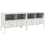 Vidaxl tv-meubelen 2 st 68x39x50,5 cm staal wit